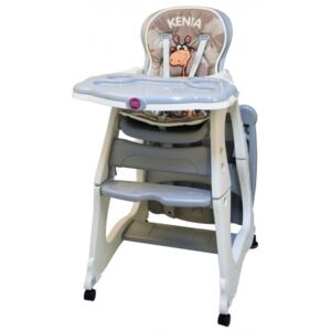Coto Baby Jedálenská židlička Kenia - siva