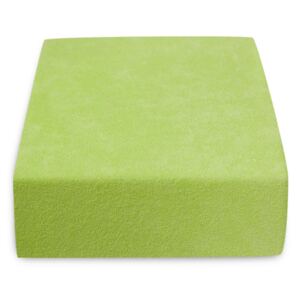 Froté plachta zelená 90x200 cm Gramáž: Standard (180 g/m2)