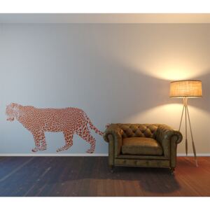 GLIX Gepard - samolepka na stenu Oranžová 100 x 50 cm