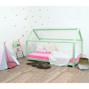 Benlemi Detská posteľ domček Tery bez bočnice 120x190 cm Farba: Pastelová zelená