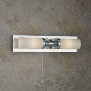 Searchlight 5612-2CC-LED BATHROOM kúpeľňové nástenné svietidlo G9 2x2,5W 200 lm IP44