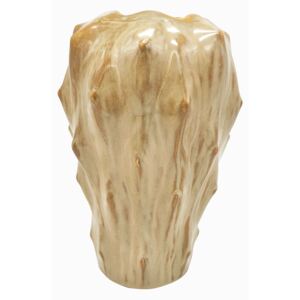 PRESENT TIME Sada 2 ks – Hnedá keramická váza Flora – veľká ∅ 19,5 × 27 cm