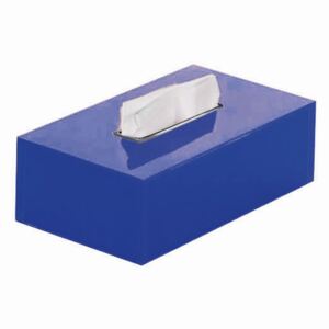 Box na papierové obrúsky modrý RAINBOW