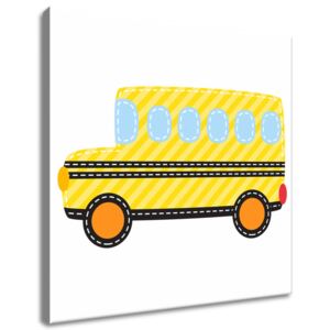 Gario Obraz na plátne Školský autobus Rozmery (š x v): 30 x 30 cm