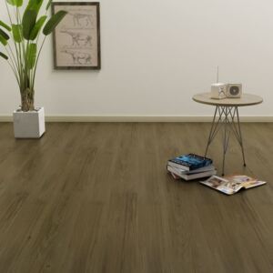 Samolepiace podlahové dosky PVC 4,46 m² hnedé