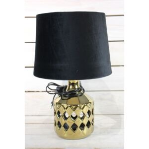 Lampa - zlato-čierna (v. 39 cm) veľkosť