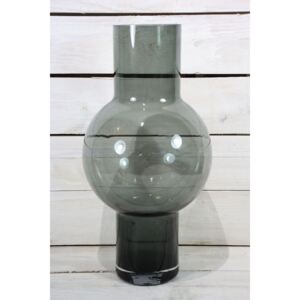 Sklenená váza - zelená (v. 38,5 cm, p. 20 cm) veľkosť