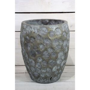 Betónová váza - sivá (v. 28 cm ) veľkosť