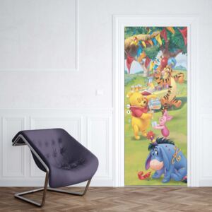 GLIX Fototapeta na dvere - Disney Winnie the Pooh