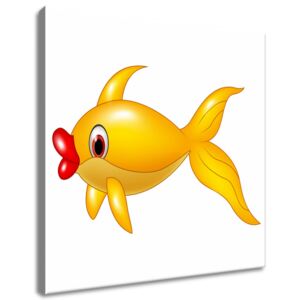Gario Obraz na plátne Zlatá rybka Rozmery (š x v): 30 x 30 cm