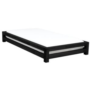 Benlemi Jednolôžková posteľ JAPA Farba: Čierna, Rozmer: 90 x 200 cm