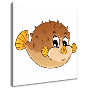 Gario Obraz na plátne Veľká hnedá rybka Rozmery (š x v): 30 x 30 cm