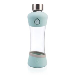 Tyrkysová sklenená fľaša z borosilikátového skla Equa Active Mint, 550 ml