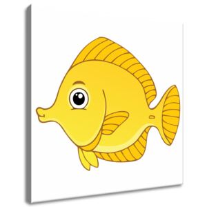 Gario Obraz na plátne Žltá rybka Rozmery (š x v): 30 x 30 cm
