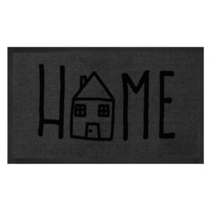 Hanse Home Collection koberce Protišmyková rohožka Printy 103800 Grey Anthracite Veľkosť: 45 x 75 cm