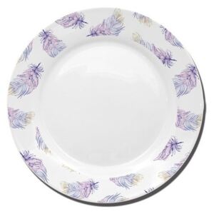 Porcelánový tanier, fialový, Feza velikost: 20 cm