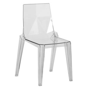 Elegantná plastová stolička Dalsegno Ice