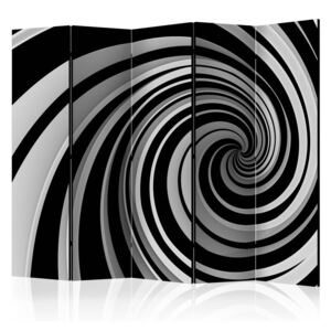 Paraván - Black and white swirl II [Room Dividers] 225x172