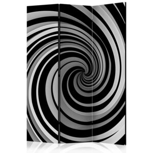 Paraván - Black and white swirl [Room Dividers] 135x172