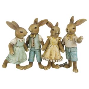 Veľkonočné dekorácie králičkov - 16 * 6 * 11 cm