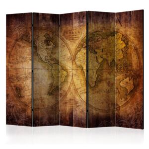 Paraván - World on old map II [Room Dividers] 225x172