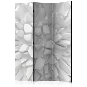 Paraván - White dahlia [Room Dividers] 135x172