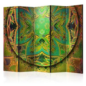 Paraván - Mandala: Emerald Fantasy II [Room Dividers] 225x172