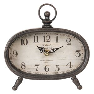 Stolové vintage hodiny Rosine- 19 * 6 * 19 cm / 1 * AA