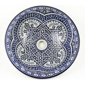 Arabské keramické umývadlo Fés 46