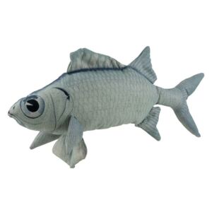 Modrý vankúš v tvare ryby Fish Jeff - 93 * 28 * 40 cm