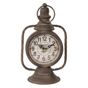 Stolové vintage hodiny Plaisance - 14 * 11 * 25/30 cm / 1 * AA