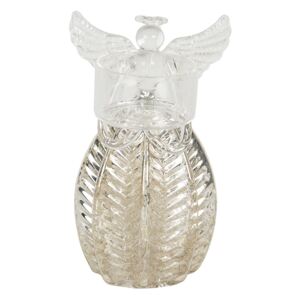 Dekoračné sklenený anjel na čajovú sviečku - Ø 7 * 13 cm