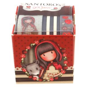 Santoro London - Set 3 Kreativních Lepících Pásek - Gorjuss - Little Red Riding Hood