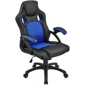 Kancelárska stolička - modro-čierna