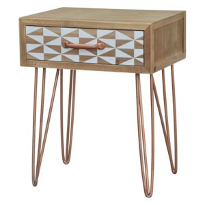 Nočný stolík z jedľového dreva Livin Hill Portofino Duo