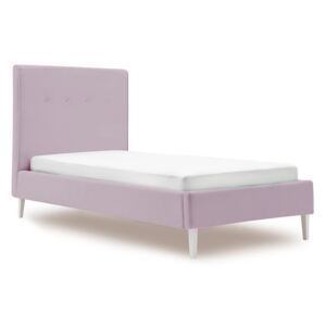 Detská fialová posteľ PumPim Mia, 200 × 90 cm
