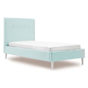 Detská modrá posteľ PumPim Mia, 200 × 90 cm