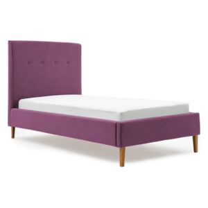 Detská fialová posteľ PumPim Noa, 200 × 90 cm