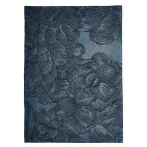 Modrá kuchynská utierka z bavlny Södahl Rose, 50 x 70 cm