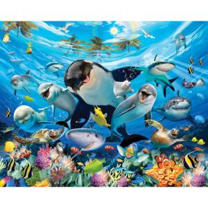 3D tapeta pre deti Walltastic - Sea Adventure 305 x 244 cm