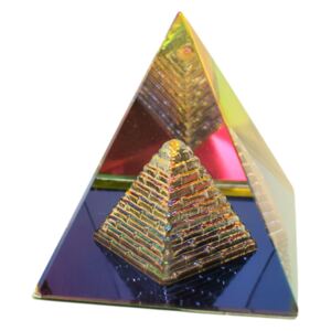 Pyramída kryštálová 60 mm