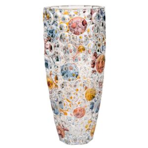 Bohemia Jihlava sklenená váza Lisboa 35 CM (farebná)