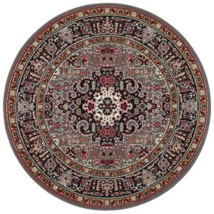 Nouristan - Hanse Home koberce Kruhový koberec Mirkan 104094 Grey - 160x160 (průměr) kruh cm