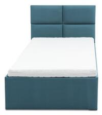 Čalúnená posteľ MONOS s penovým matracom rozmer 90x200 cm Tmavosivá