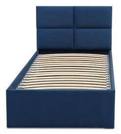 Čalúnená posteľ MONOS bez matraca rozmer 90x200 cm Namornícka modrá