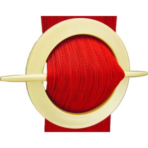 Šnúrková záclona 300 x 250 červená (Jednofarebná záclona 300 x 250 červená)