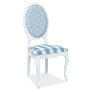 SIGNAL LV-SC jedálenská stolička modrá / biela