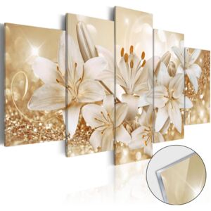 Obraz na akrylátovom skle - Golden Bouquet [Glass] 100x50
