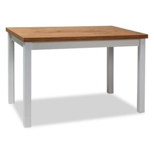 SIGNAL Adam rozkladací jedálenský stôl dub lancelot / biela