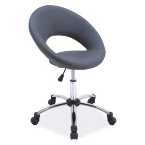 SIGNAL Q-128 kancelárska stolička sivá